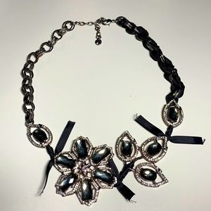 EUC Beautiful Loft Black Statement Necklace